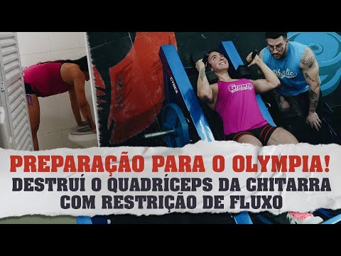 IN THE SHOES OF THE BODYBUILDING COACH - Júlia Chitarra's Quadriceps Workout
