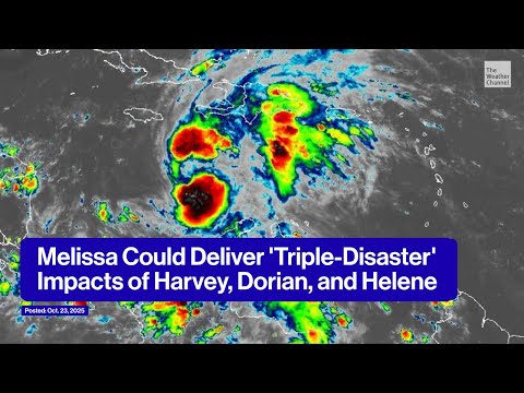 Melissa Could Deliver "Triple-Disaster" Impacts of Hurricane Harvey, Dorian, and Helene