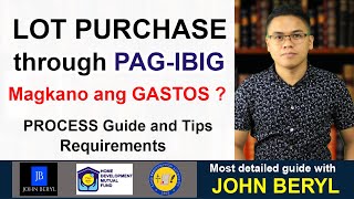 Updated [Magkano Gastos pagbili ng Lupa through PAG-IBIG] detailed process in LOT purchase Loan