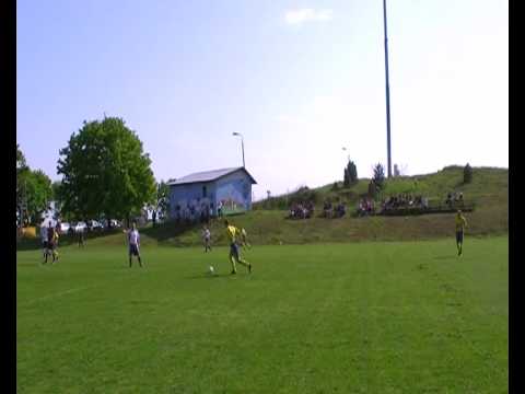 GLKS Jonkowo- Zryw Jedwabno druga bramka meczu Rafał Jaworski.avi