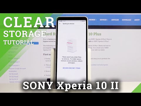 How to Clean Up Storage in SONY Xperia 10 II – Optimize Phone