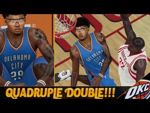 NBA 2K15 MyCAREER S3 Playoffs R1G4 - QUADRUPLE DOUBLE!! Deshawn Is THE BEST EVER! MASSIVE BLOWOUT!!