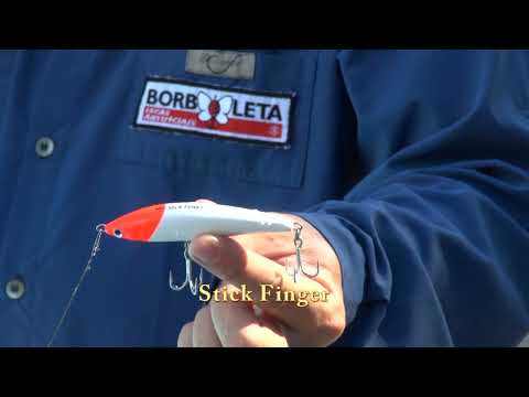 Vídeo Isca Borboleta Stick Finger