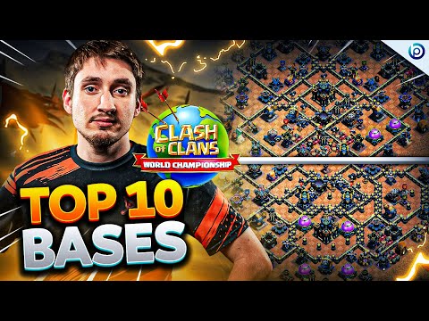 TOP 10 TH17 Best War Base Links By General X | Clash Worlds 2025
