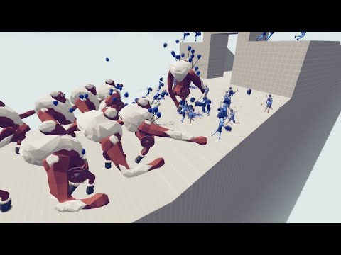 Mighty Melee Units Army vs Cheered Balloon Archers - TABS