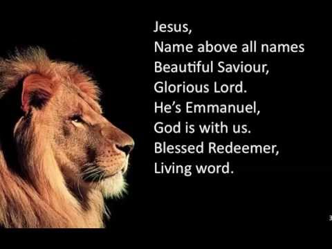 Jesus Name Above All Names ~ Terry MacAlmon ~ lyric video
