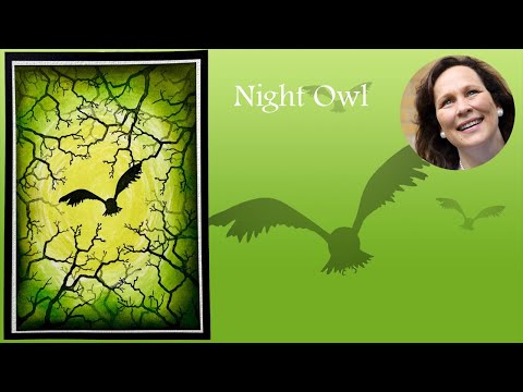Night Owl - A Lavinia Stamps Tutorial