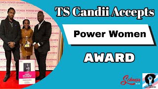 Schneps Media Power women of queens- T.S Candii & others walk down red carpet.