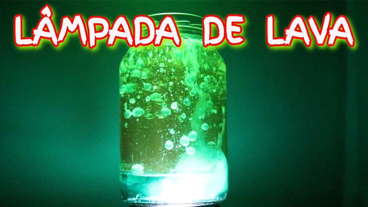 Como fazer uma LÂMPADA DE LAVA CASEIRA — EP. 54