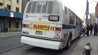 preview picture of video 'MTA NYCT Bus: 1998 Nova-RTS B44 Bus #4974 at Lafayette Ave-Nostrand Ave'