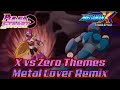 Megaman X Corrupted X VS ZERO METAL COVER Music Preview X Vs Zero Themes