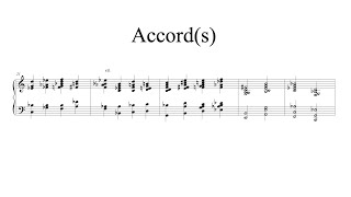Accord(s) (Andy Wasserman transcription)