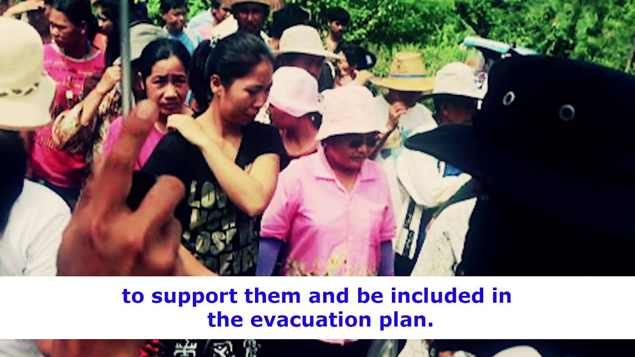 Disaster Risk Reduction -- Planning for disability inclusion