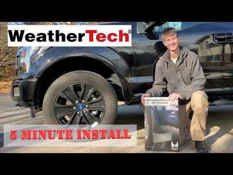 WeatherTech No Dill MudFlaps!  5 Minute install!