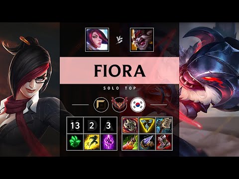 Fiora Top vs Kled: Triple Kill, Legendary - KR Grandmaster Patch 14.23