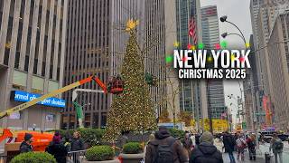 New York City 4K Walk Christmas in NYC 2025 ✨ Bryant Park Christmas Market to Times Square NYC