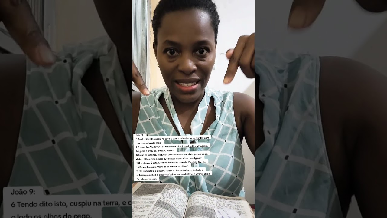 Maratona sete dias de palavra. #Dia4 João 9.6-11