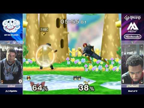 n0ne vs The Moon - GOML 2017 - Melee Losers Eighths