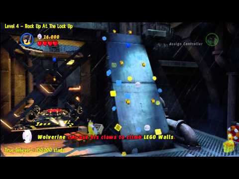 Lego Marvel Super Heroes: Level 4 Rock Up At The Lock Up - Story Walkthrough - HTG