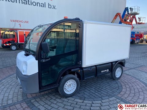 782725 GOUPIL G4 ELECTRIC UTILITY VEHICLE UTV CLOSED BOX VAN 11-19 WHITE 1371KM