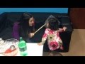 Mom Spanking Her Kid With A Drum Stick