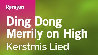 Karaoke Ding Dong Merrily on High - Christmas Carol *