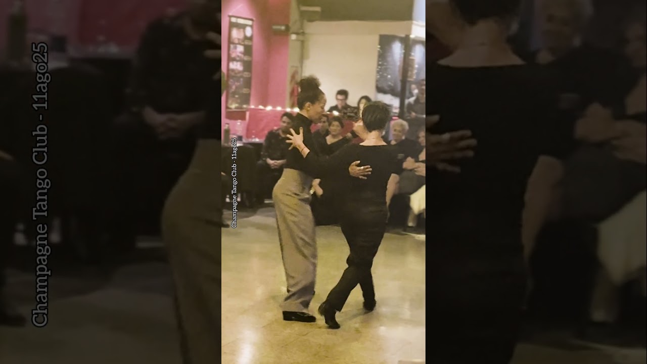 Ezgi Turmus y Diana Cortéz. Mandria (D'Arienzo) Champagne Tango club 11ago25