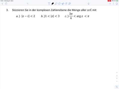 Übungsblatt2 Aufgabe 3 (Master) - Komplexe Zahlen