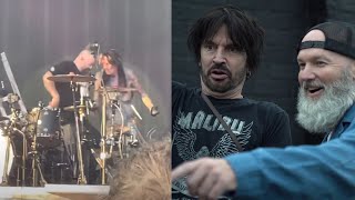 Motley Crue&#39;s Tommy Lee Caught Using Pre Recorded Drums?
