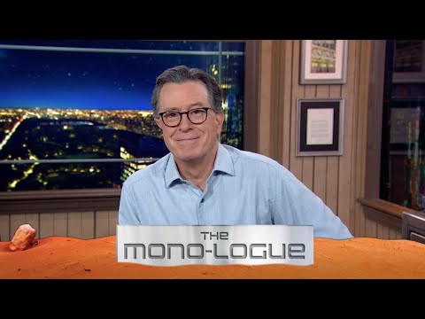 斯蒂芬-科爾伯特的獨白如巨石所願。 (Stephen Colbert's Monologue Does As The Monolith Wishes)
