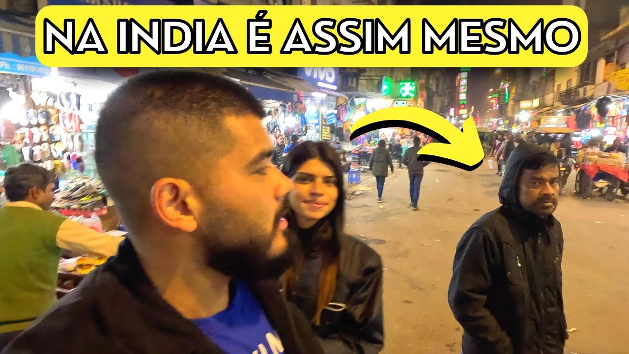 ME ASSUSTEI AO CHEGAR NA INDIA - Nunca vi nada igual