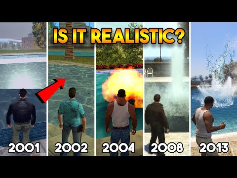 WHICH GTA IS MORE REALISTIC? (GTA 5 VS GTA 4 VS GTA SAN VS GTA VICE CITY VS GTA 3)