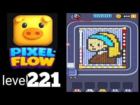 Pixel Flow Level 221 Walkthrough
