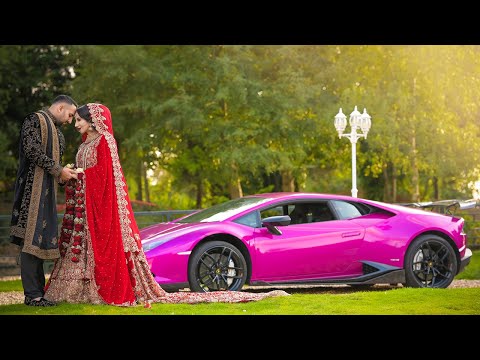 Asian Wedding Supercars (Shahzad & Amina) Baraat highlight by Moazzam Ali Films