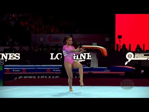 FIDELIS Thais (BRA) - 2019 Artistic Worlds, Stuttgart (GER) - Qualifications Floor Exercise