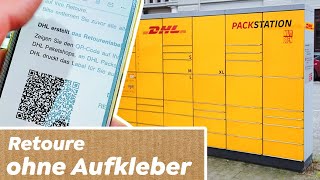 Retoure an Packstation mit QR-Code (mobiler Paketschein ohne Drucker)