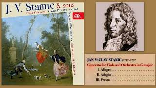 Johann Stamitz (Jan Václav Stamic): Viola concerto in G Major, Jan Pěruška (viola)