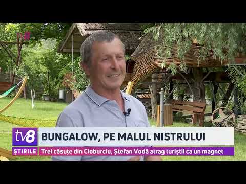 Bungalow, pe malul Nistrului. Trei căsuțe din Cioburciu, Ștefan Vodă atrag turiștii ca un magnet