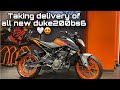 TAKING DELIVERY OF ALL NEW KTM 2023 DUKE200 BS6 NEW COLOUR 🤍😍