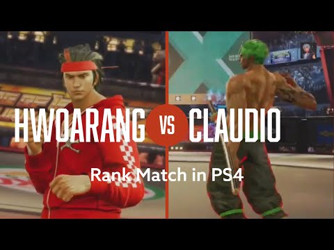(PS4) Tekken 7 Season 2 - Hwoarang VS Claudio(Joya Sakio)