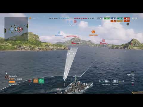 World of warships legends. Benham VS Massachusetts