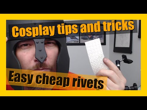 Cosplay tutorial armor Quick, cheap, easy rivets for EVA foam
