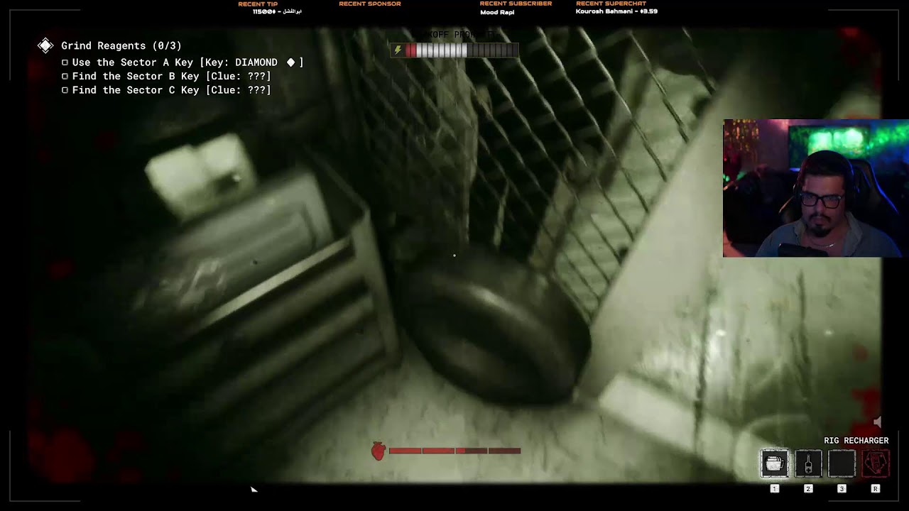 💥 | رضا فرشته | بازی | OUTLAST  | LIVE | 💥