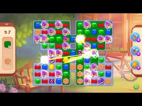 Homescapes level 47 - 18 Moves 🏡 Gameplay Walkthrough (Android, iOS) Playrix