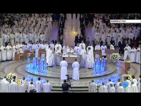 24/07/2013 VENERACIÓN Y SANTA MISA NUESTRA SEÑORA DE LA CONCEPCIÓN DE APARECIDA, JMJ 2013