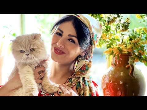 #13 How To Cook A Popular Iranian Food Called Gheymeh Stew | My Cozy Village House In Iran