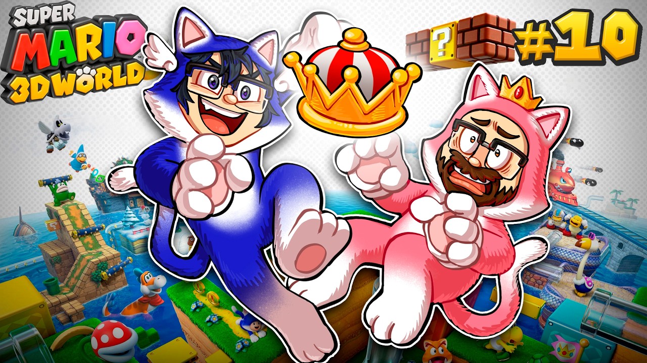 youtubers em hollywood 🎬 - Super Mario 3D World #10