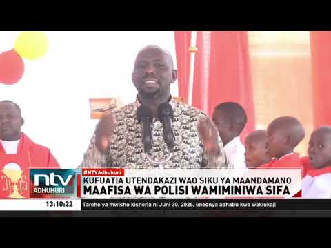 Maafisa wa polisi wamiminiwa sifa kufuatia utendakazi wao siku ya maandamano