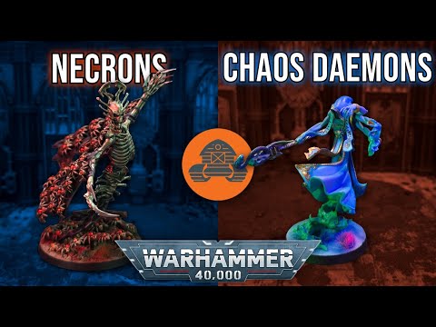 Necrons vs Chaos Daemons | Warhammer 40,000 Battle Report