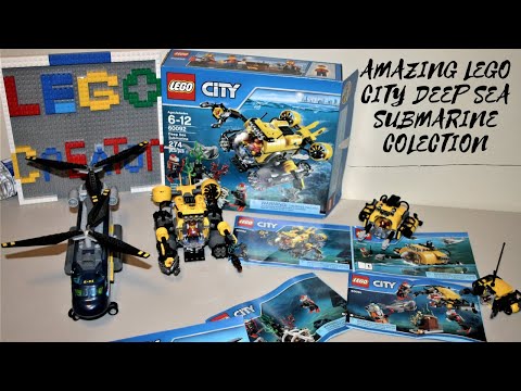 LEGO City Deep Sea Explorers 60092 Submarine Building Kit  with my collection